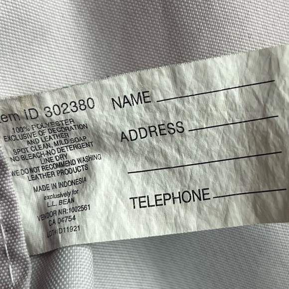 L.L. Bean Medium Lightweight Tote, Apple Cinnamon - Picture 5 of 7